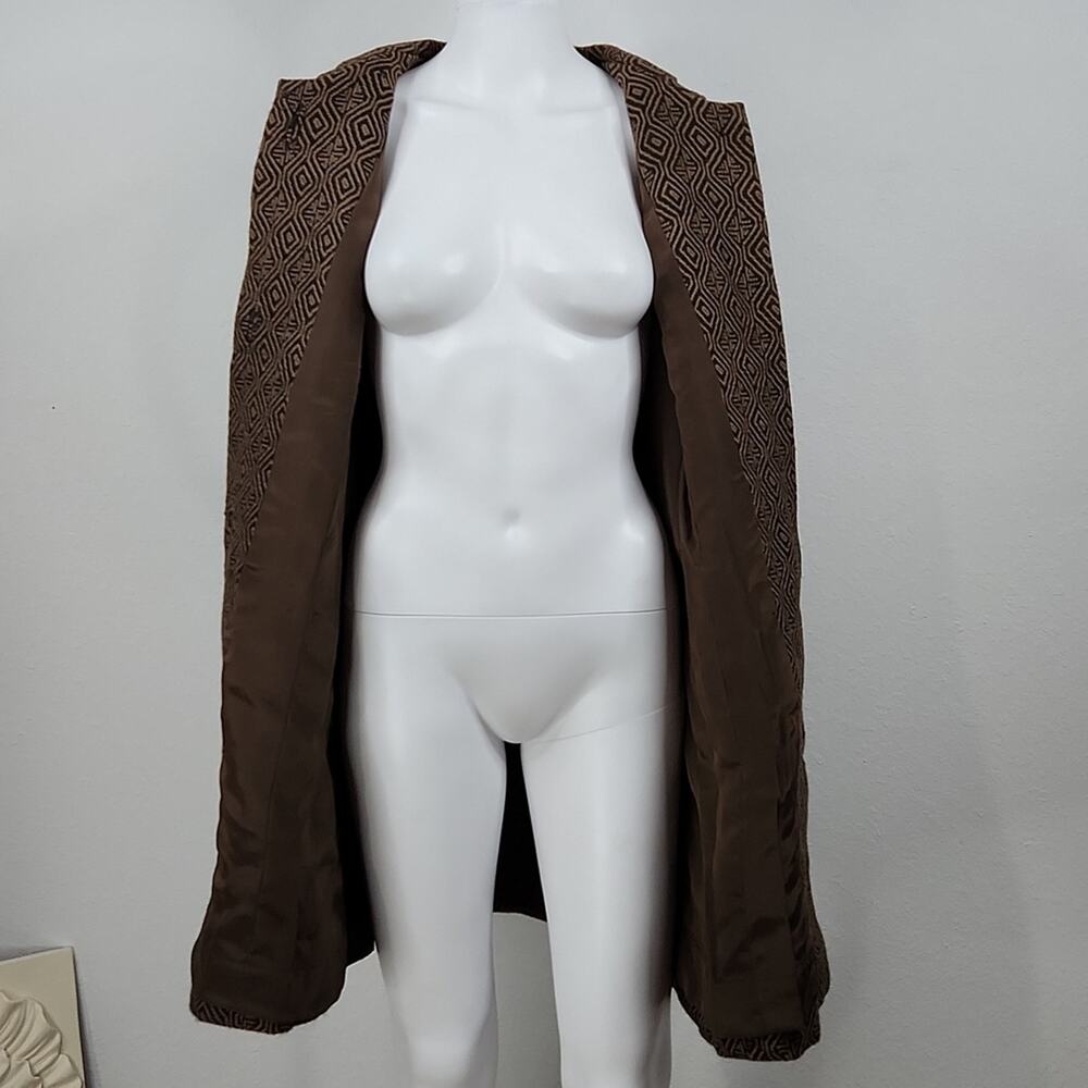 Vintage Wool Coat Size Large - Picture 8 of 10